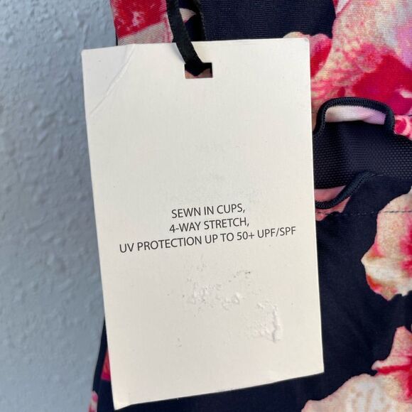 NWT DKNY Floral Tankini Top Multiple Sizes - Picture 4 of 4